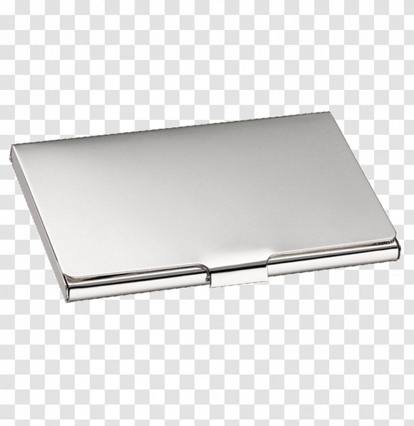 Business Cards Paper Visiting Card Metal - Silver - Holder Transparent PNG
