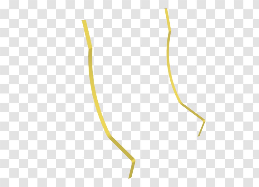 Line Angle - Yellow Transparent PNG