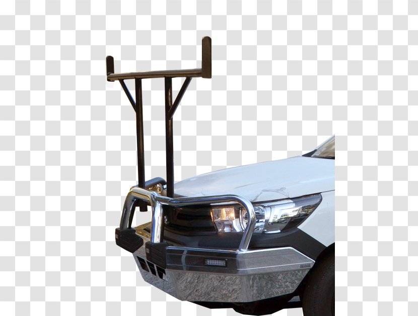 Bumper Car Toyota Hilux Bullbar Pickup Truck - Motor Vehicle - Custom Roof Rack Transparent PNG