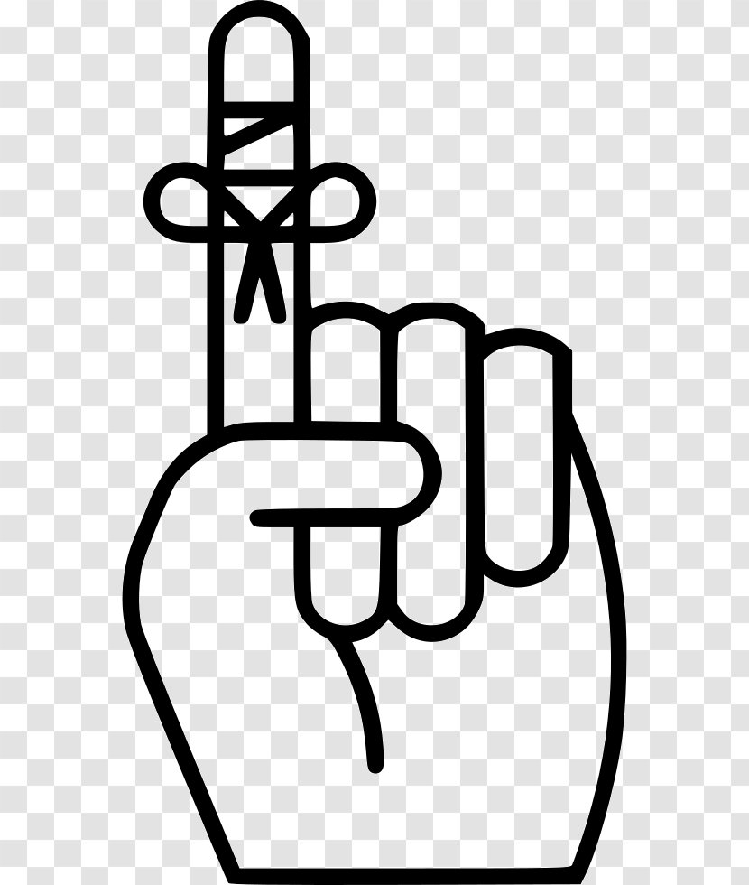 Finger Hand Clip Art - Black M Transparent PNG