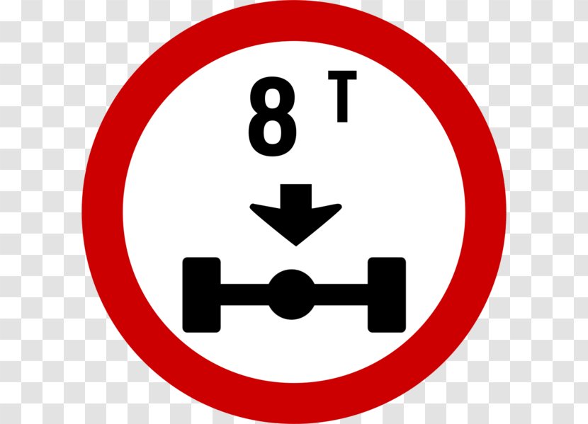 Traffic Sign Vehicle Road Axle Load - Angkutan Jalan Transparent PNG