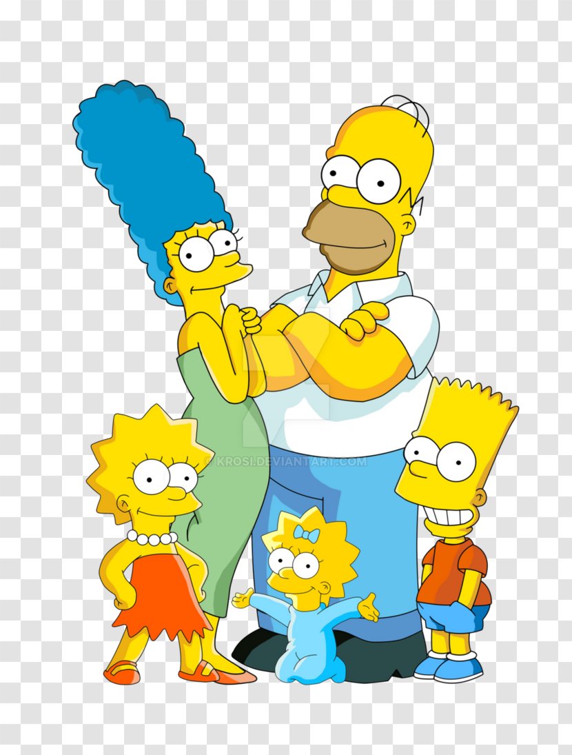 Lisa Simpson Marge Homer Bart Maggie - Area - Simpsons Transparent PNG