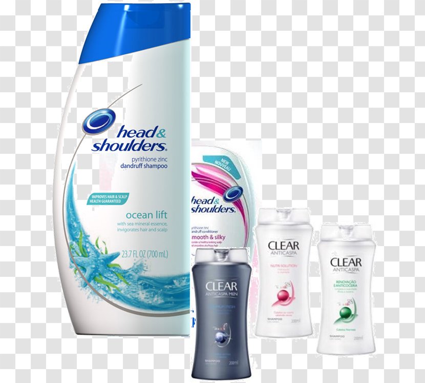 Lotion Head & Shoulders Smooth Silky Dandruff Shampoo - Liquid Transparent PNG