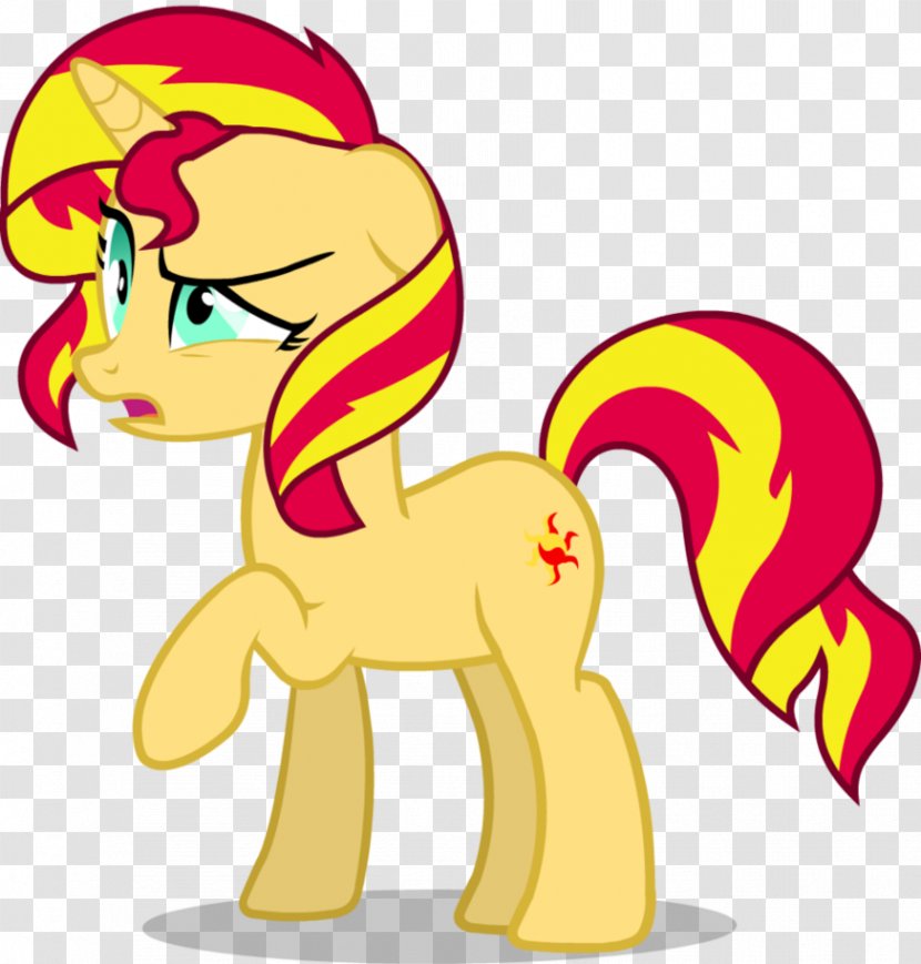 Sunset Shimmer Pony Animated Cartoon - My Little Friendship Is Magic Transparent PNG