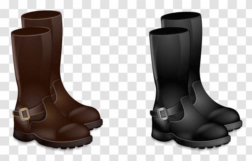 Boot Euclidean Vector Shoe Footwear - Motorcycle - Boots Transparent PNG