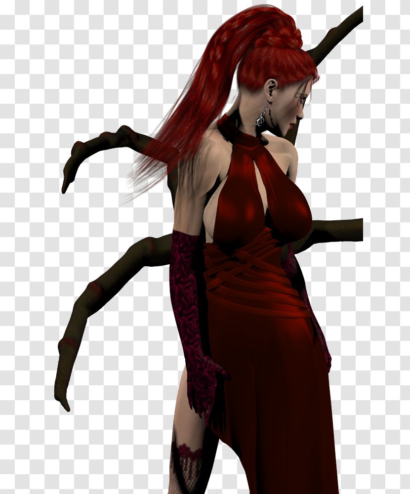 Red Hair Long Author Woman - Nocturne - NOCTURNE Transparent PNG