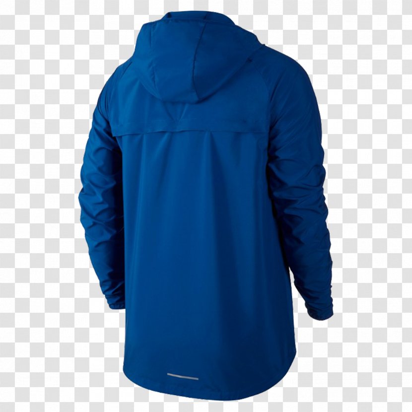 Hoodie Cobalt Blue Polar Fleece - Hood - Fermuar Transparent PNG