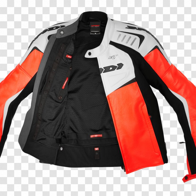 Leather Jacket Clothing Motorcycle - Shoulder Strap Transparent PNG