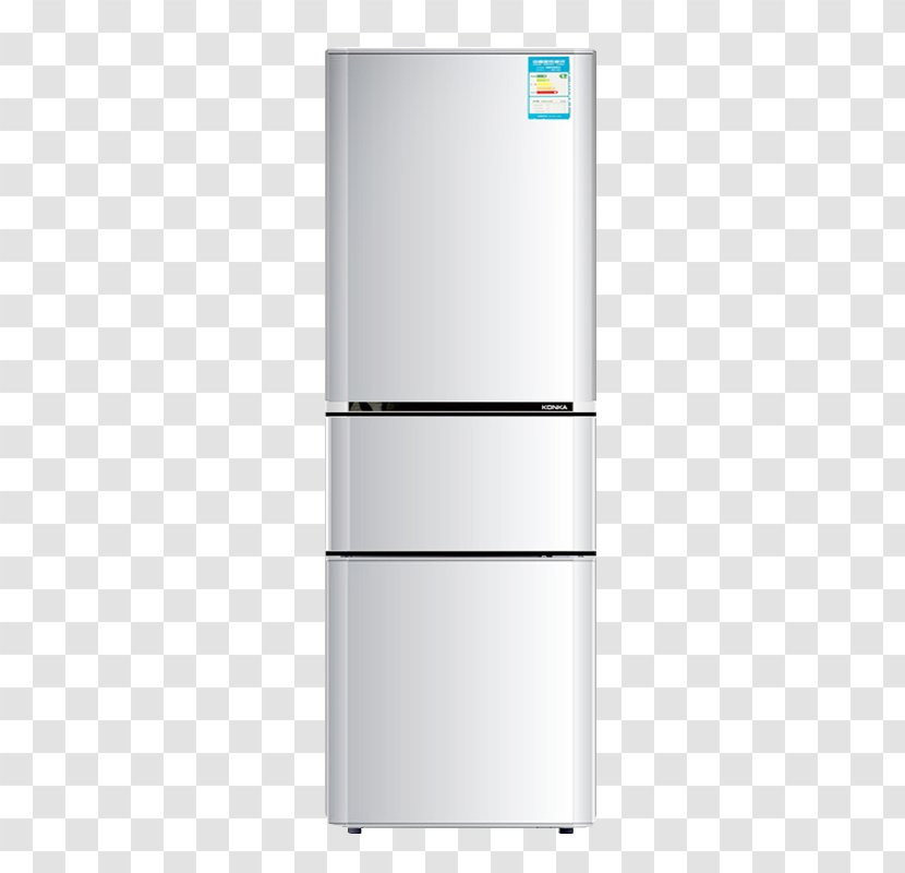 Refrigerator Home Appliance - Kitchen - Three-door Transparent PNG