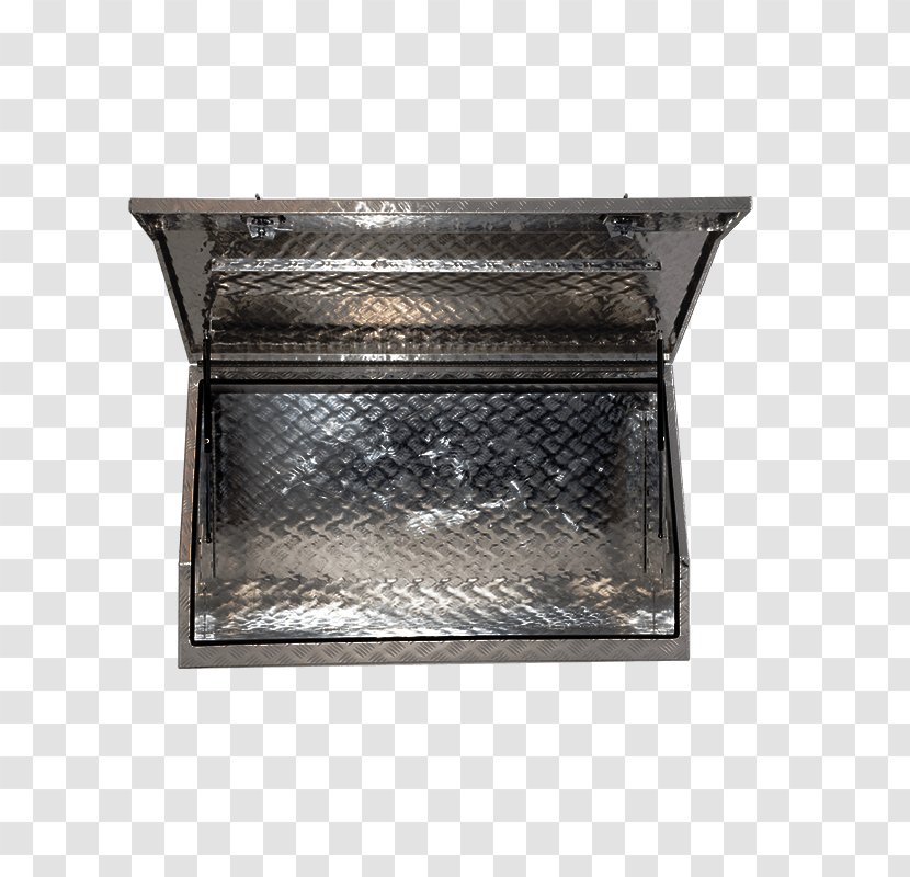 Metal Tool Boxes Aluminium Rectangle Tray - Ute - Gull-wing Door Transparent PNG