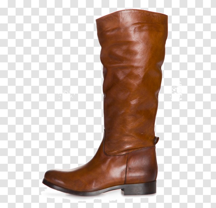 Riding Boot Cowboy Leather Brown Transparent PNG