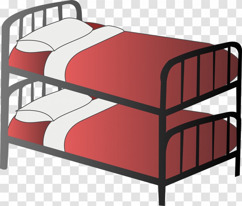 Bedroom Clip Art - Scalable Vector Graphics - Bunk Beds Transparent PNG