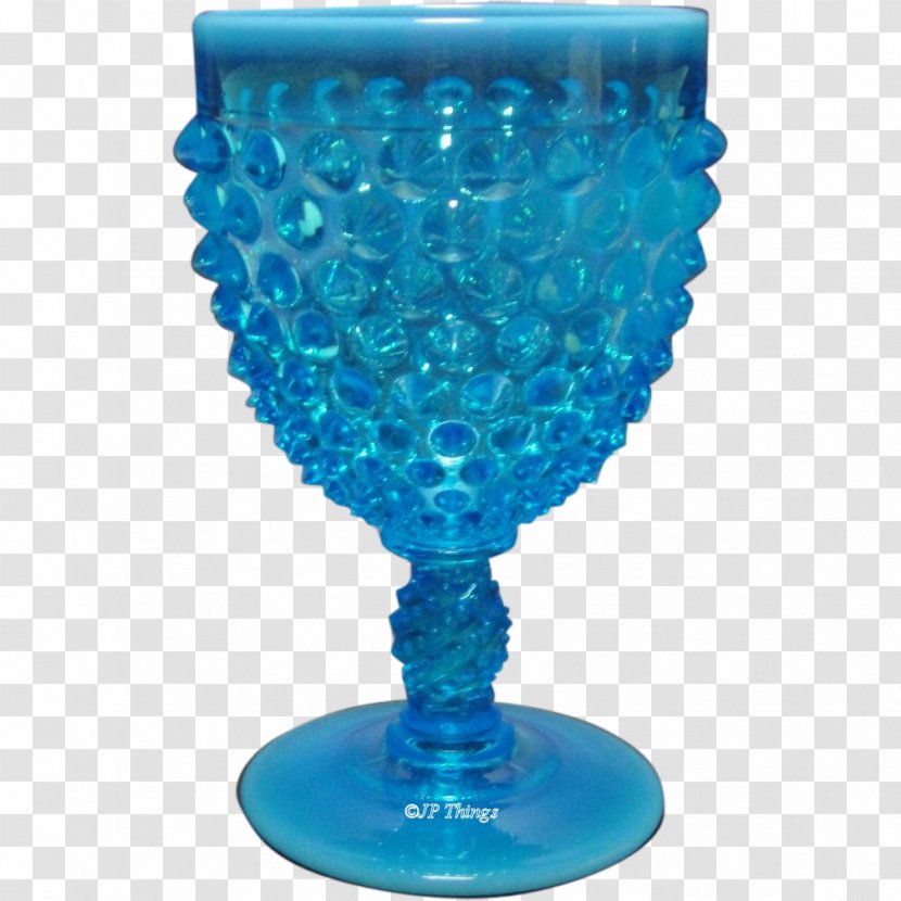 Wine Glass Champagne Bowl Cobalt Blue - Stemware Transparent PNG