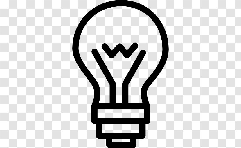 Incandescent Light Bulb LED Lamp - Text Transparent PNG