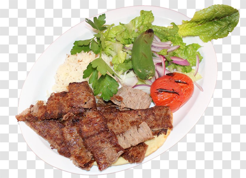 Mediterranean Cuisine Kebab Bodrum Restaurant Asian Dopiaza - Hamburger - Lamb And Mutton Transparent PNG
