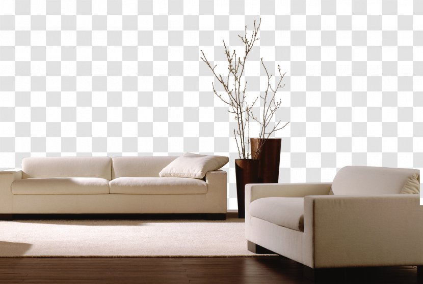 Window Living Room Sofa Bed Furniture Couch - Wall - Elegant Transparent PNG