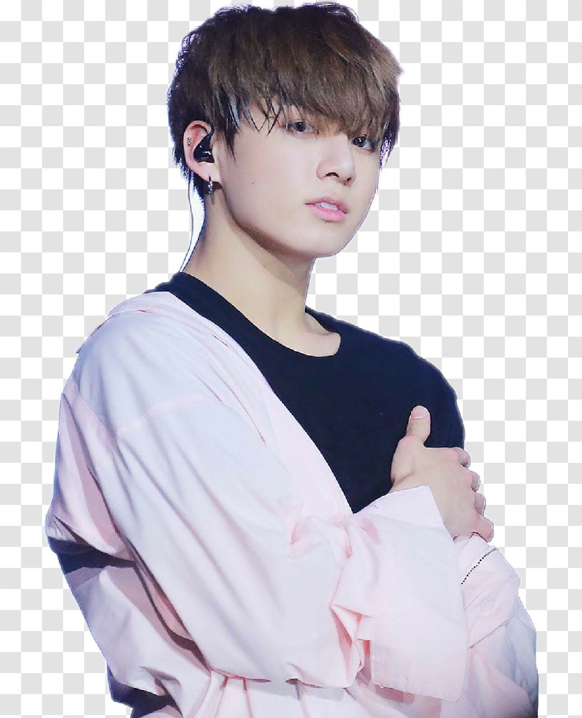 Jungkook 2017 BTS Live Trilogy Episode III: The Wings Tour 21st Century Girls - Black Hair Transparent PNG