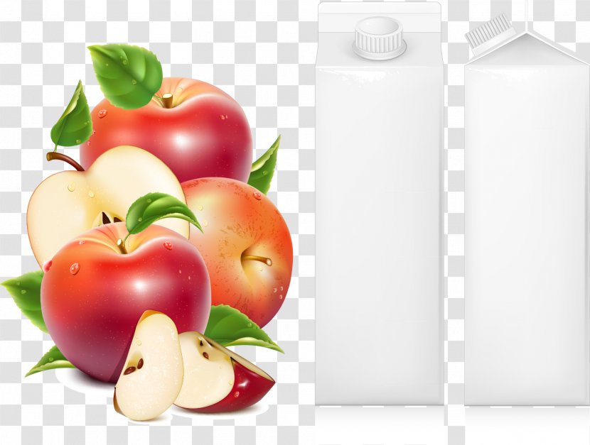 Apple Juice Packaging And Labeling - Superfood - Red Transparent PNG