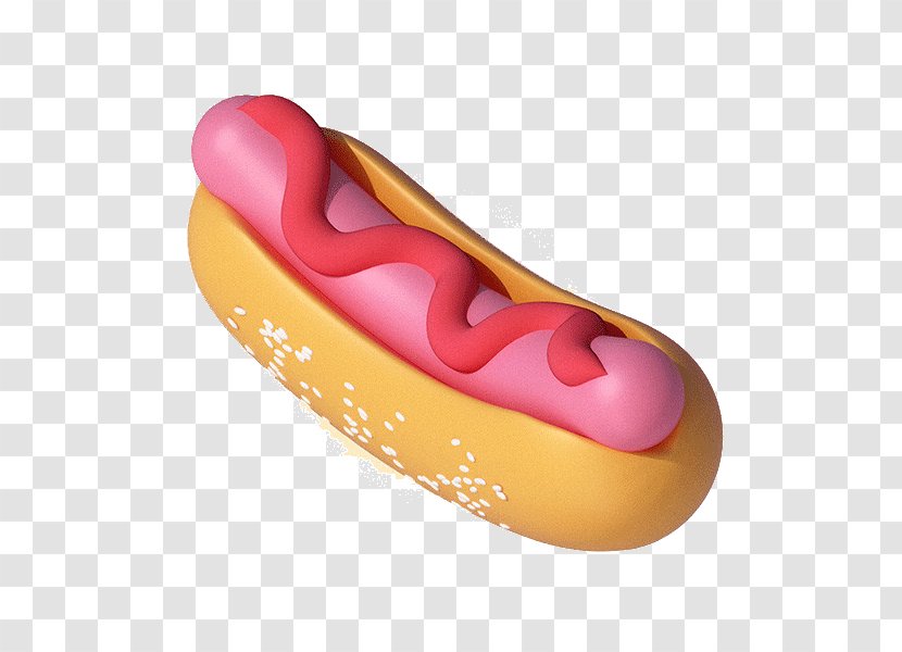 Hot Dog Sausage Bread Illustration - Cartoon Buns Transparent PNG