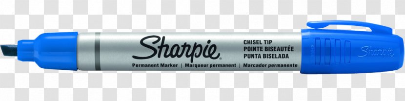 Sharpie Aluminium Permanent Marker Chisel Tip Pen Metal - Pens Transparent PNG