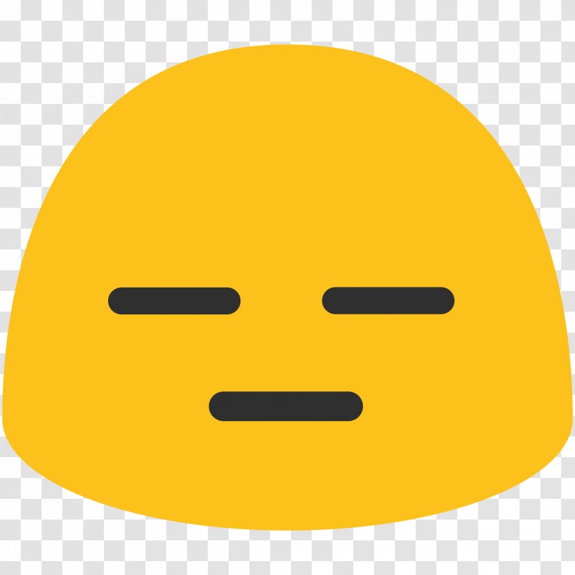 Emoji Google Hangouts Sticker Android Face - Yellow - Donate Transparent PNG