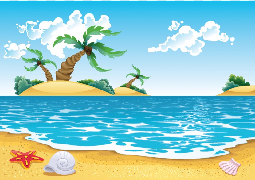 Island Animation Cartoon - Sea Transparent PNG