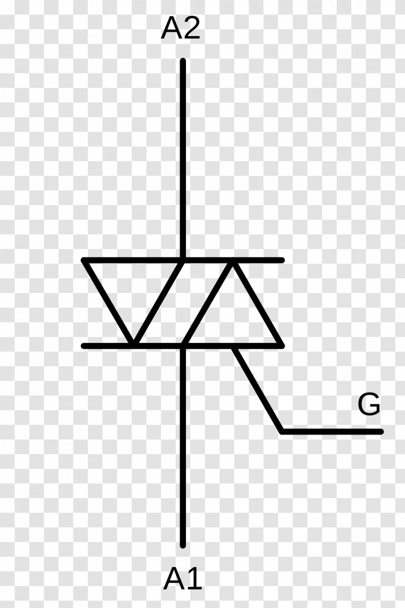 Solid-state Relay Electronic Symbol TRIAC Electronics - Electrical