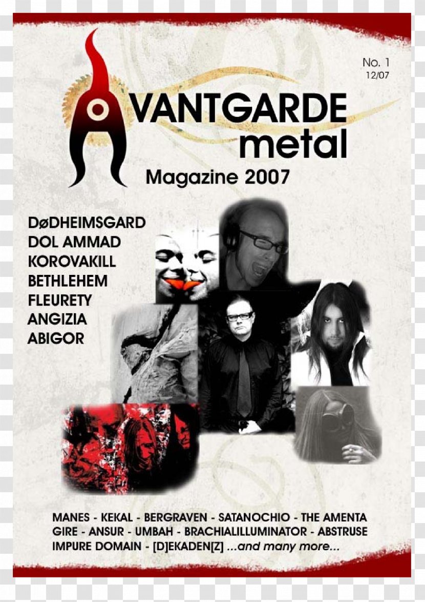 Avant-garde Metal Poster Heavy - Magazine - Advertising Transparent PNG
