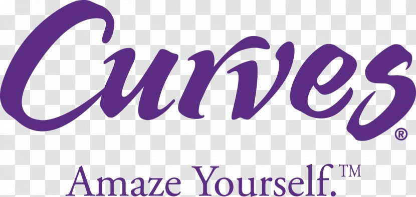 Logo Curves International Fitness Centre Physical - Purple Themed Transparent PNG