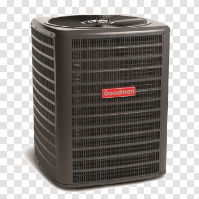 Heat Pump Seasonal Energy Efficiency Ratio Air Conditioning Goodman Manufacturing Condenser - Dszc18 Transparent PNG