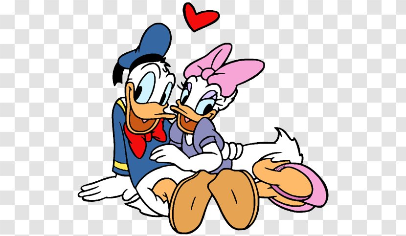 Daisy Duck Donald Valentine's Day The Walt Disney Company Clip Art - Frame - Valentine Cliparts Transparent PNG