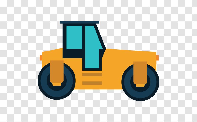 Road Roller Architectural Engineering Heavy Machinery - Symbol - Design Transparent PNG