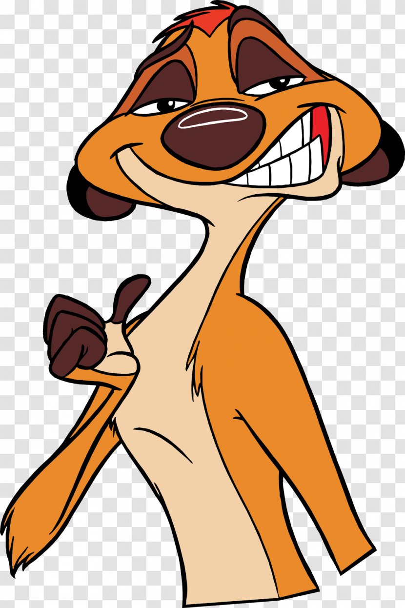 Simba Meerkat Timon And Pumbaa - Cartoon Characters Transparent PNG