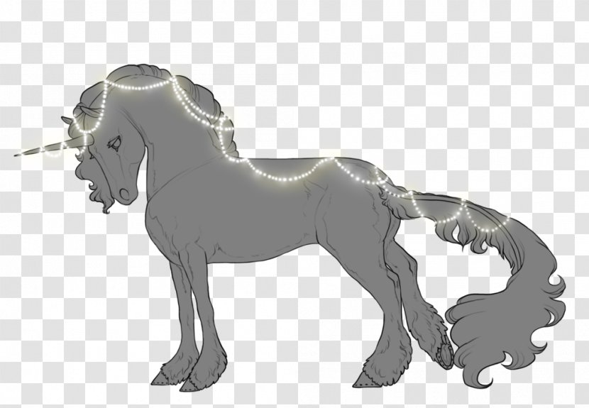 Mustang Stallion Pack Animal Mammal Pony - Figure - Fairy Lights Transparent PNG