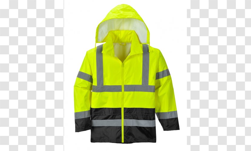 T-shirt High-visibility Clothing Portwest Raincoat - Ambulance Coat Transparent PNG