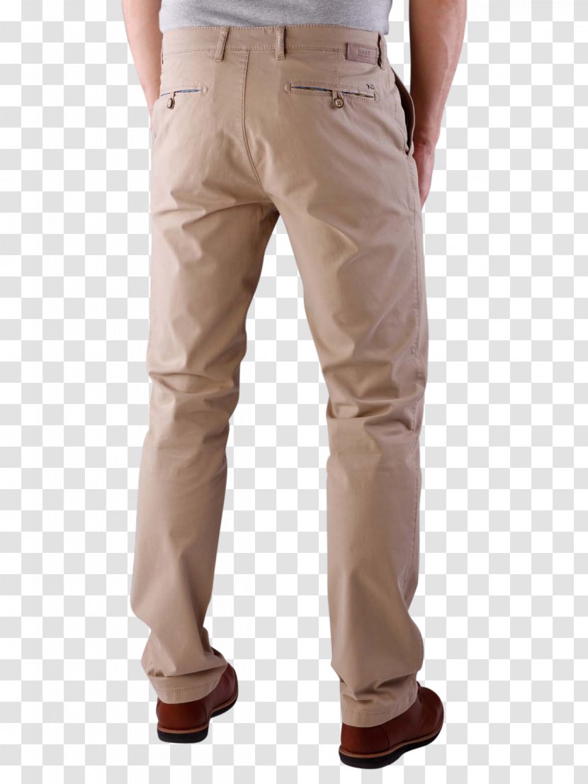 Jeans Khaki Waist - Beige Trousers Transparent PNG