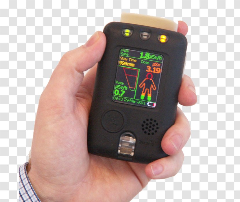 Electronic Personal Dosimeter Mobile Phones Dosimetry Radiation - Electronics Accessory Transparent PNG