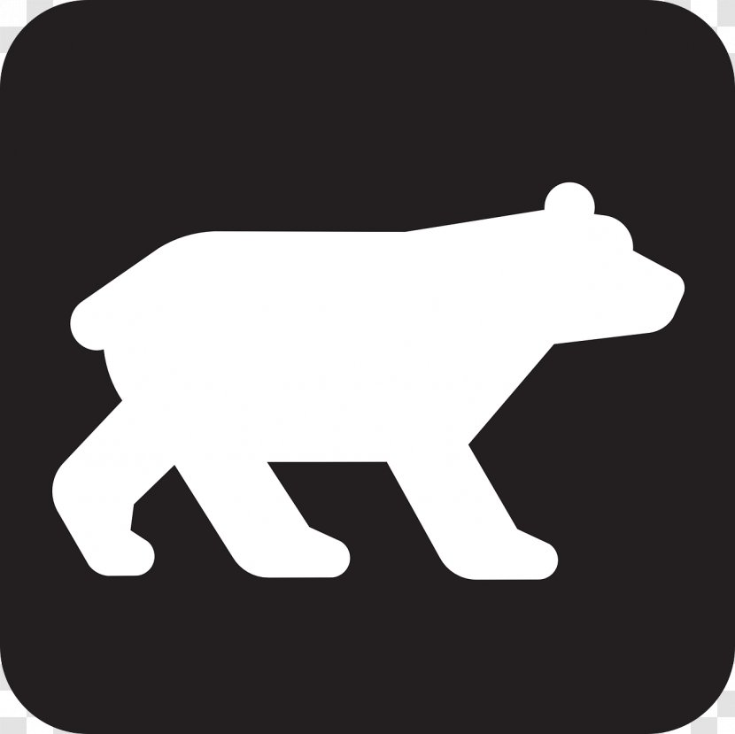 American Black Bear Polar Clip Art Grizzly - Wikimedia Commons Transparent PNG
