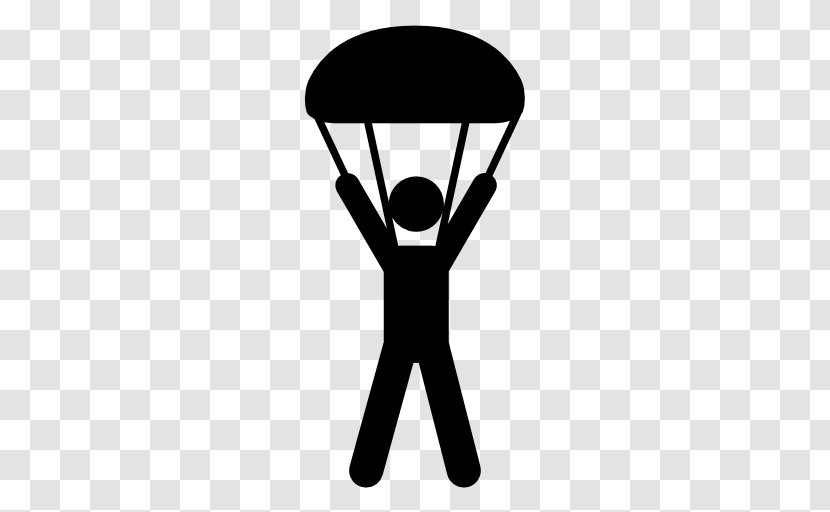 Parachuting Extreme Sport - Logo - Source Vector Transparent PNG
