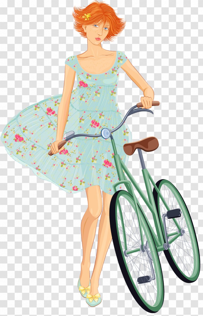Bicycle Cycling Drawing - Watercolor Transparent PNG