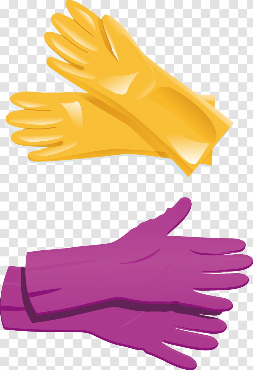 Glove Icon - Thumb - Vector Hand-painted Rubber Gloves Transparent PNG
