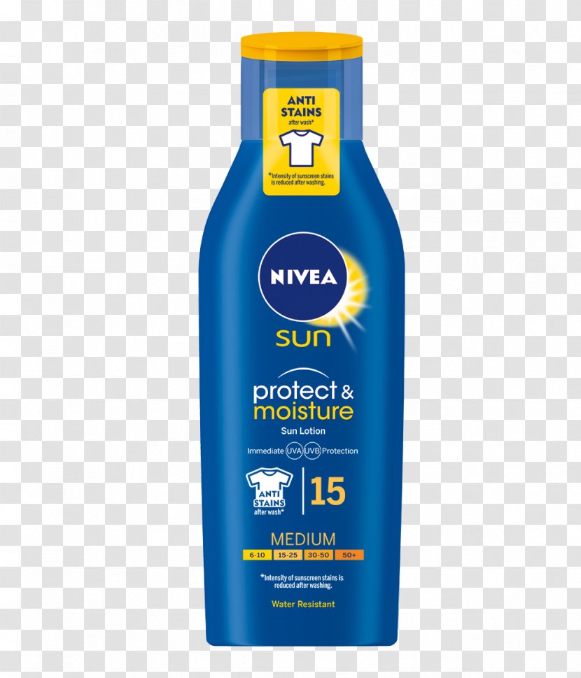Sunscreen NIVEA Sun After Moisture Soothing Lotion Factor De Protección Solar Cream - Sunburn - Protect Transparent PNG