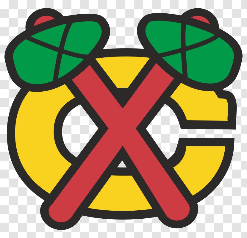 Chicago Blackhawks National Hockey League Logo Ice - Green - Showcase Presents Blackhawk Transparent PNG