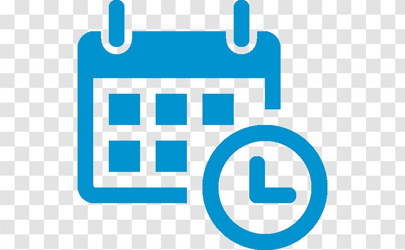 Calendar Date Time - Blue - Rally Transparent PNG