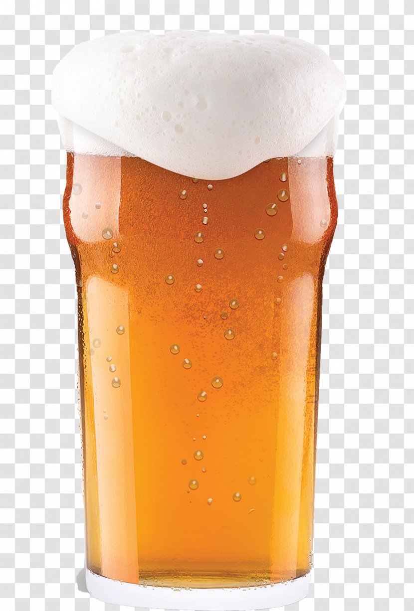 Wheat Beer Pint Glass Cocktail Lager - Table Transparent PNG