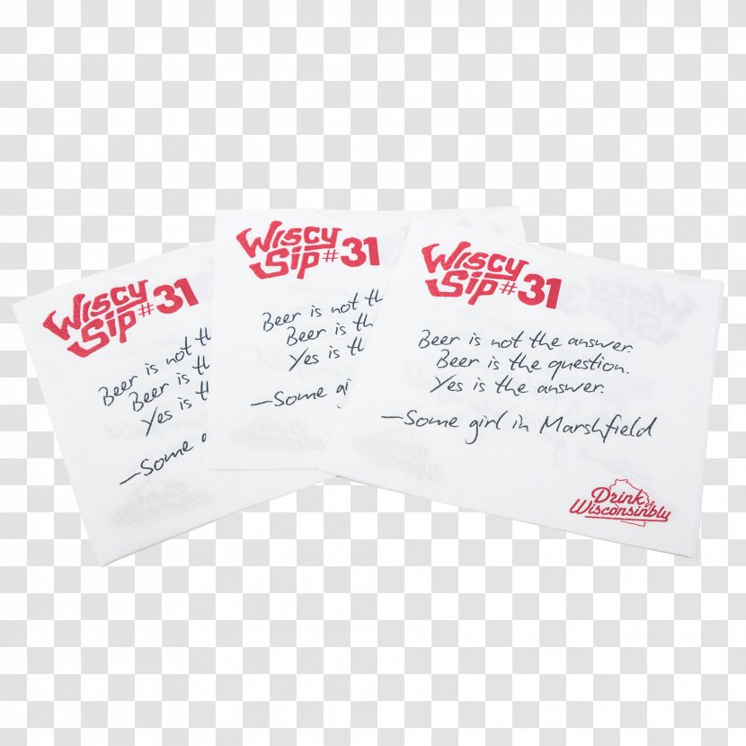 Cloth Napkins Beer Cocktail Drink Table - Napkin Transparent PNG