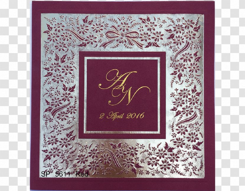 Purple Magenta Lilac Violet Maroon - 2017 Wedding Card Transparent PNG
