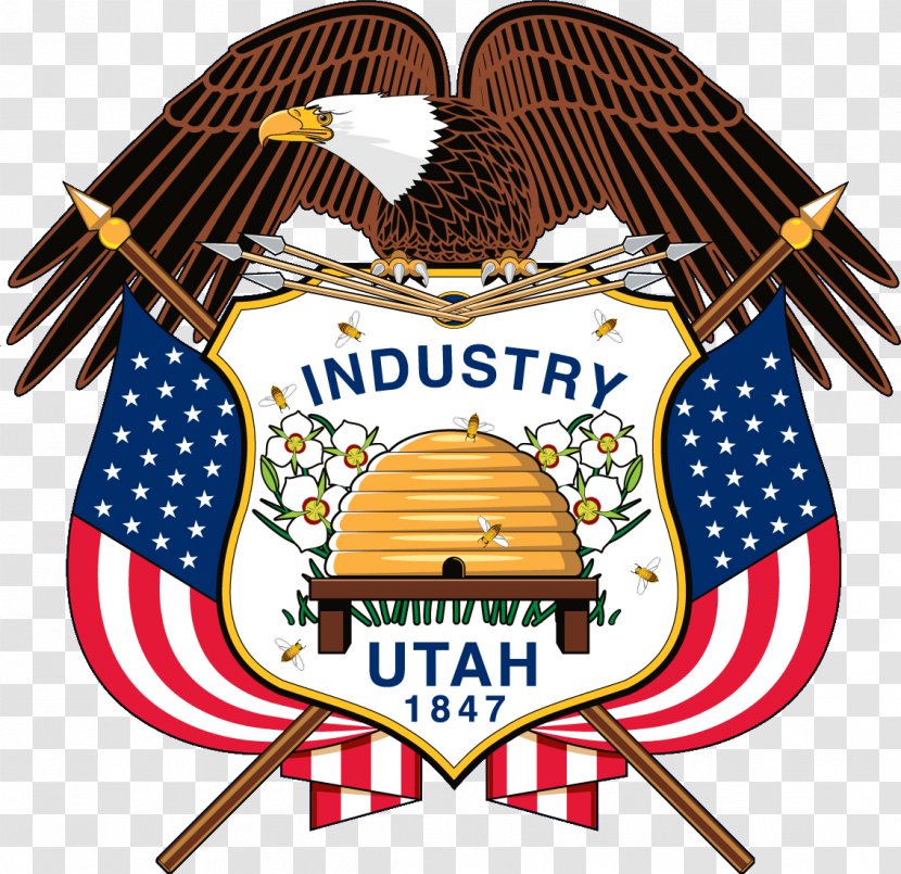 Seal Of Utah Coat Arms Washington Flag - Medical Cannabis Transparent PNG