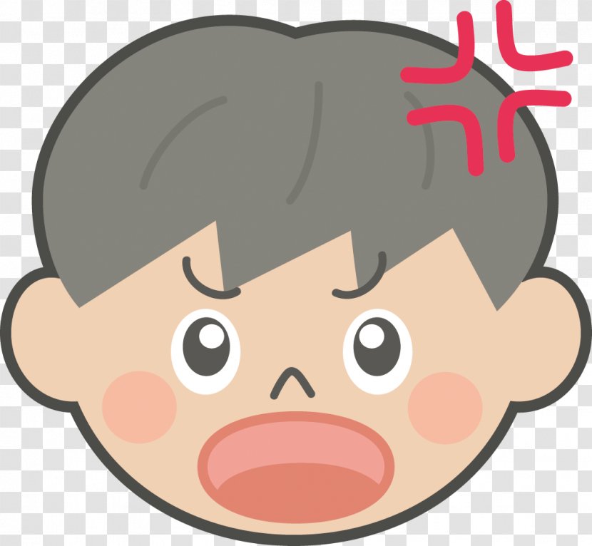 Emotion Child Facial Expression Anger Infant - Cartoon Transparent PNG