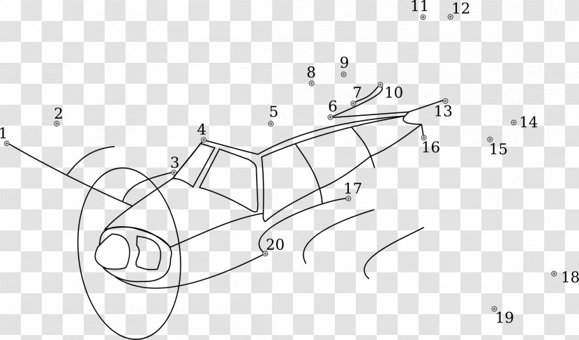 Airplane Coloring Book Drawing Clip Art - Education Transparent PNG